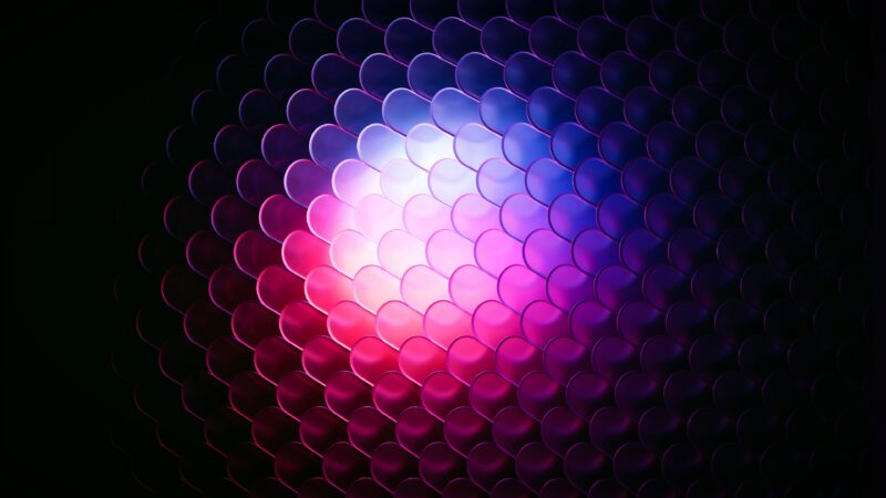 Abstract Circles | Gradient Desktop Art wallpaper 4K