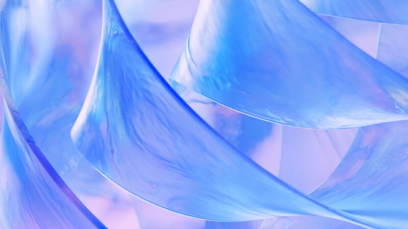 Blue Abstract Flow | Modern Desktop Art wallpaper 4K
