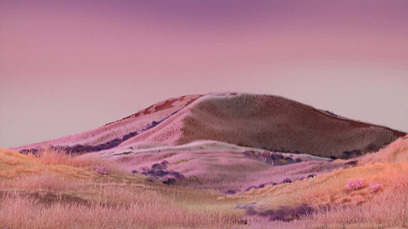 Blush Hills of a Dreamed World wallpaper 4K