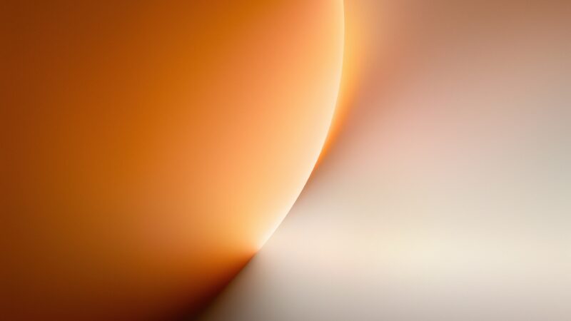 Burning Orange Smooth and Modern wallpaper 4K