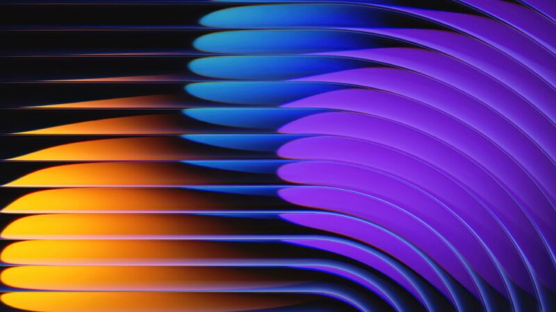Colorful Abstract Gradient Spectrum wallpaper 4K