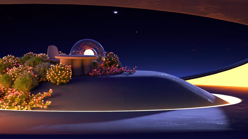 Dark Interior Lit by Design wallpaper 4K