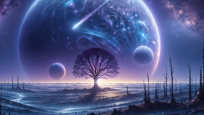 Dreaming on an Alien Shore wallpaper 4K