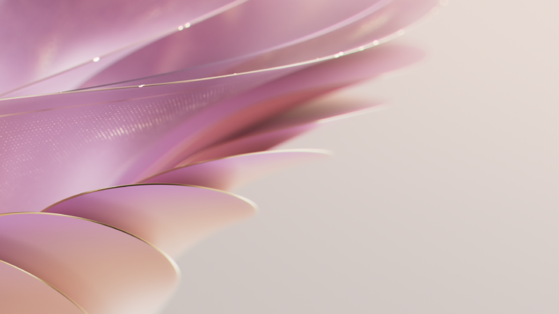 Elegant Pink Waves Soft Light wallpaper 4K