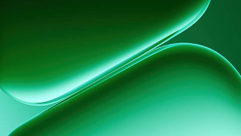Emerald Flow Abstract wallpaper 4K