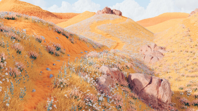 Golden Fields in Endless Summer wallpaper 4K