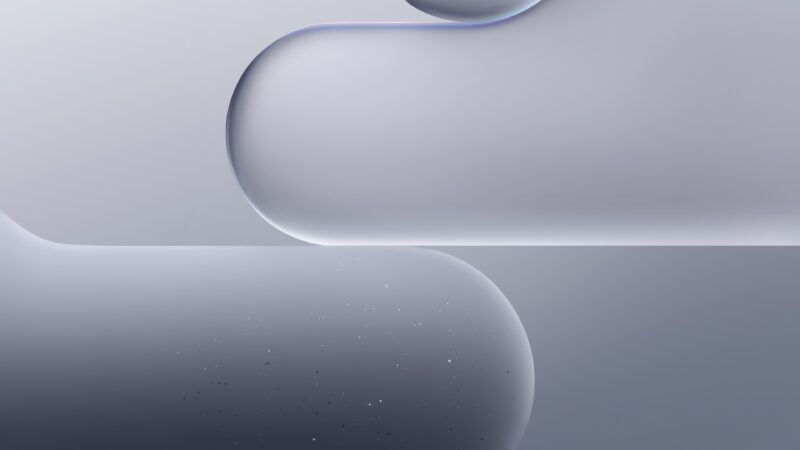 Gray Abstract Forms | Subtle Gradient Desktop wallpaper 4K