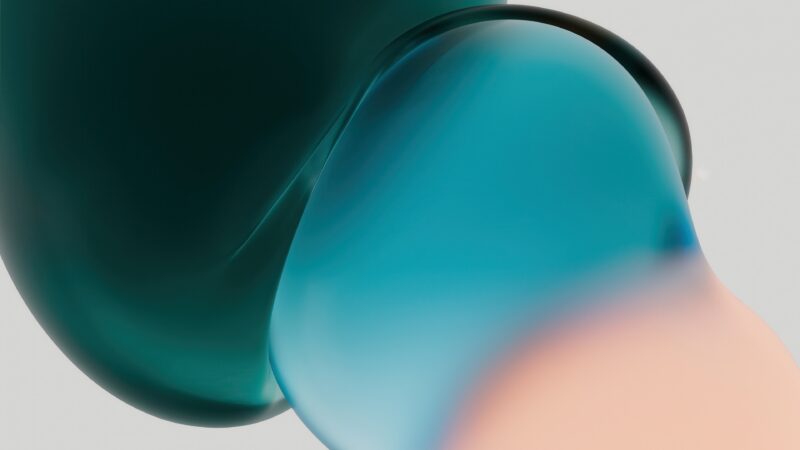 Minimal Forms in Gradient Light wallpaper 4K