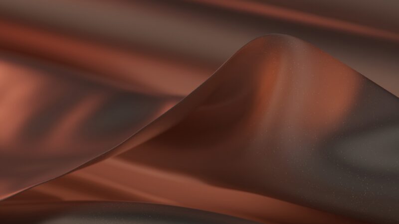 Molten Copper Liquid Metal Flow wallpaper 4K