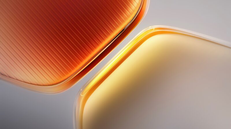 Orange Yellow Abstract | Modern Desktop Art wallpaper 4K
