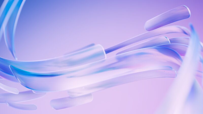 Purple Blue Abstract | Flowing Curves Desktop wallpaper 4K