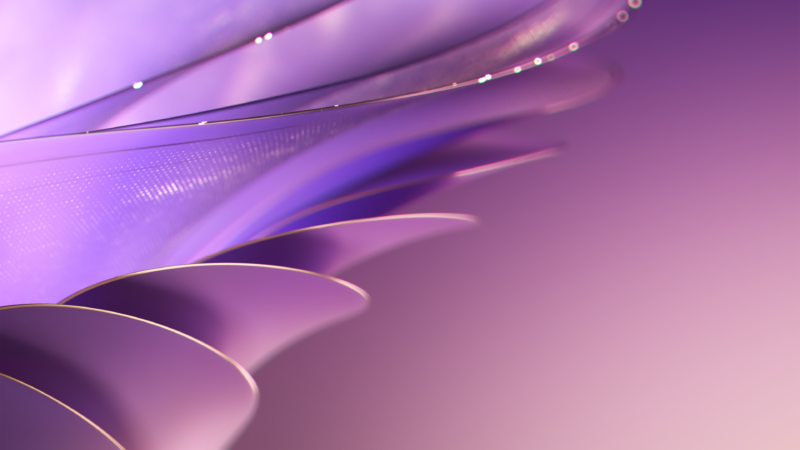 Purple Gradient Flowing Modern Layers wallpaper 4K
