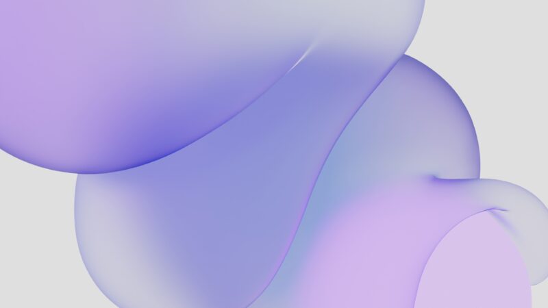 Purple Shapes Drifting Gently wallpaper 4K