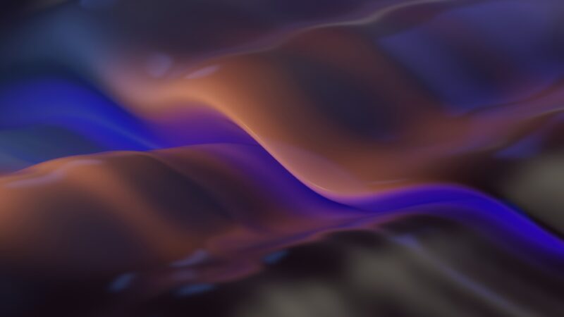 Purple Silk Waves Fluid Spectrum wallpaper 4K