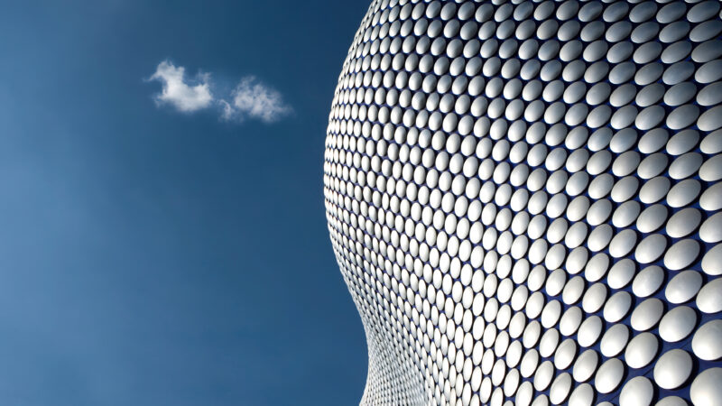 Selfridges Scales Against Blue Sky wallpaper 4K