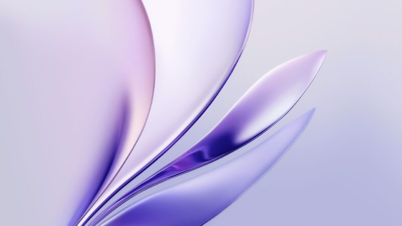 Soft Lavender Glossy Modern Surface wallpaper 4K