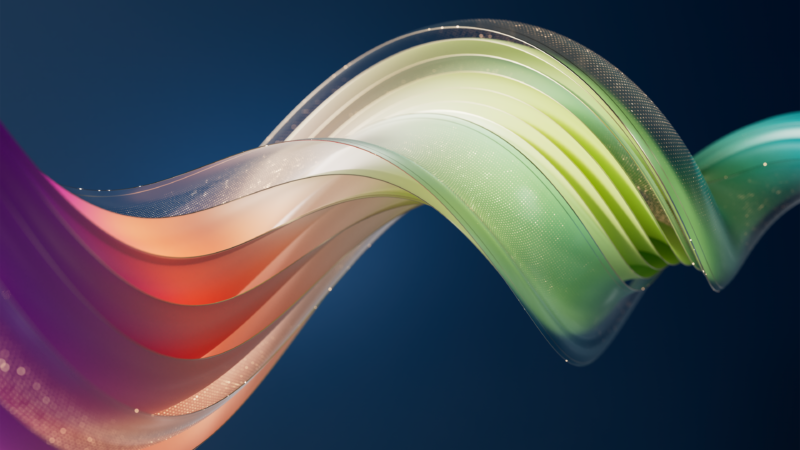 Translucent Pastel Fluid Dark Canvas wallpaper 4K