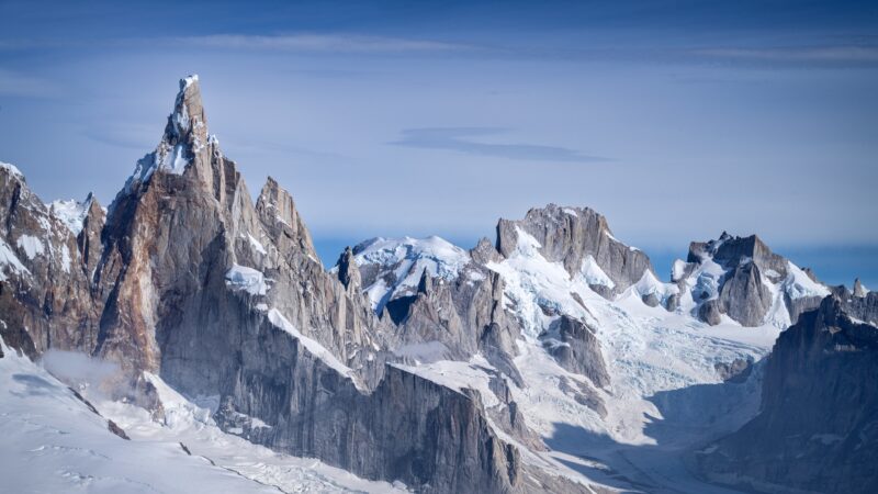 Fitz Roy Peaks Desktop | Patagonian Mountain Range wallpaper 4K