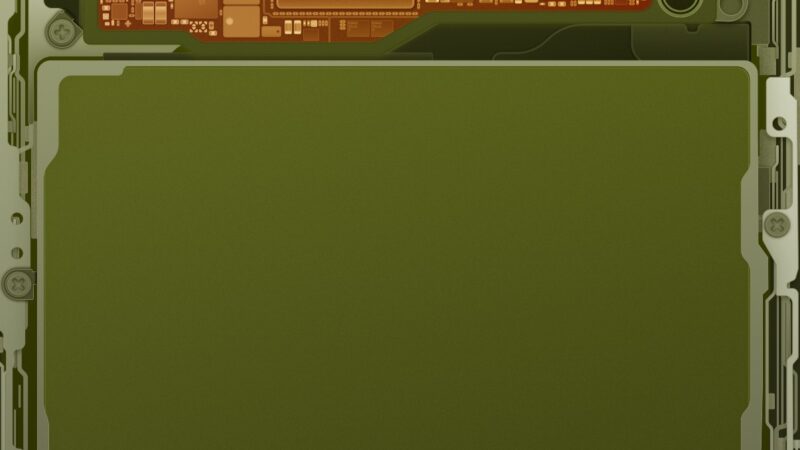 iPhone A19 Chip Interior | Tech Circuit Board Art wallpaper 4K