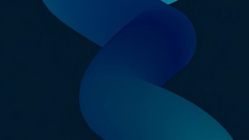 Blue Gradient Shapes | Modern iPhone Art wallpaper 4K