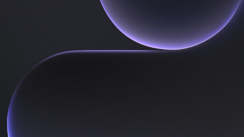 Blue Abstract Shapes | Glowing iPhone Art wallpaper 4K