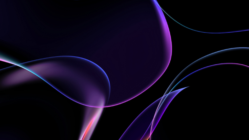 Abstract Curves iPhone | Dark Blue Purple Swirls wallpaper 4K