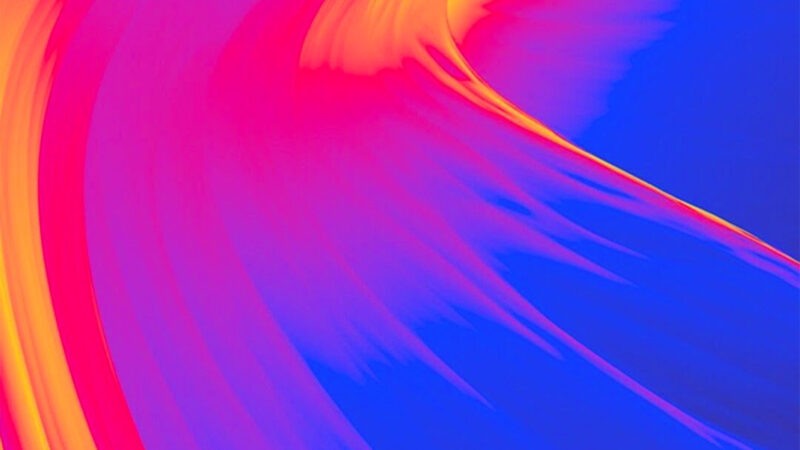 Flowing Abstract Colors | iPhone Painted Swirls wallpaper 4K
