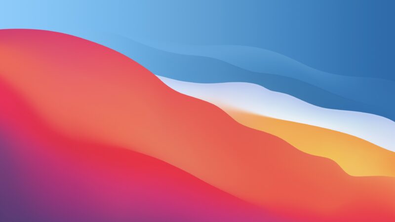 Abstract Gradient Shapes | Soft Color Desktop wallpaper 4K