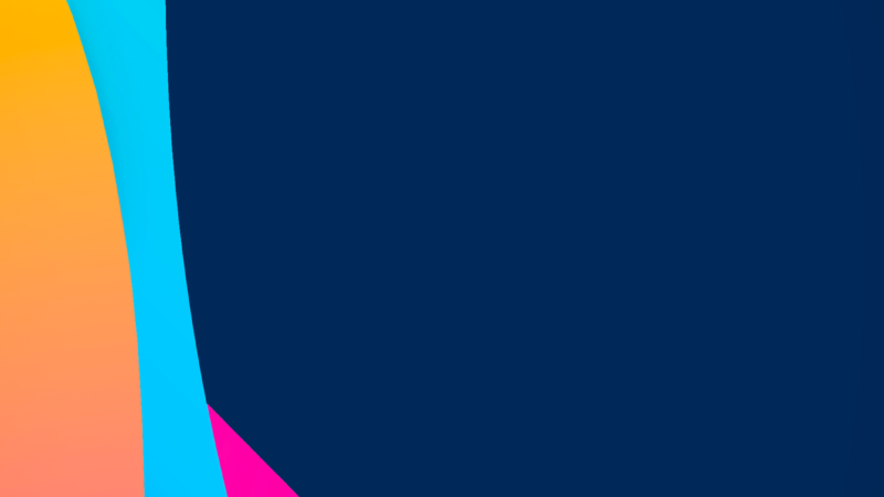 Abstract Gradient Shapes iPhone | Blue Orange Pink Swirl wallpaper 4K