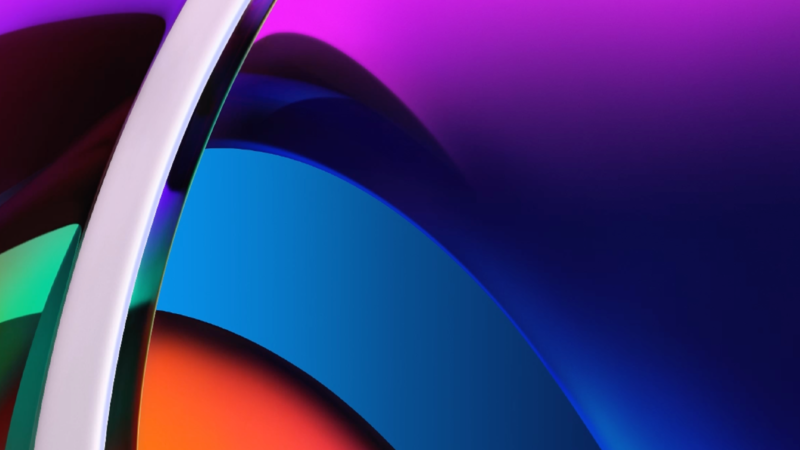Iridescent Shapes | Abstract iPhone Art wallpaper 4K