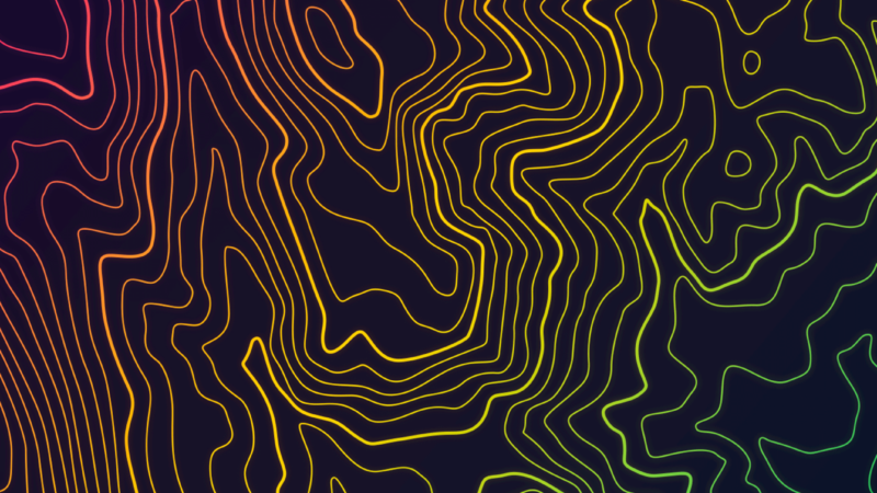 Colorful Lines iPhone | Pink Orange Gradient wallpaper 4K