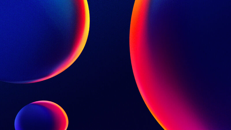 Liquid Shapes Gradient | iPhone Modern Abstract wallpaper 4K