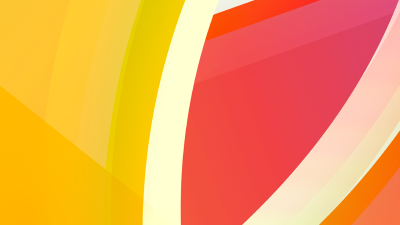 Orange Yellow Curves | Modern iPhone Art wallpaper 4K