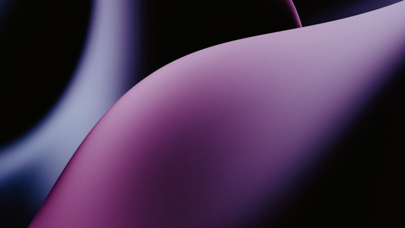 Purple Abstract Curves | iPhone Flowing Design wallpaper 4K