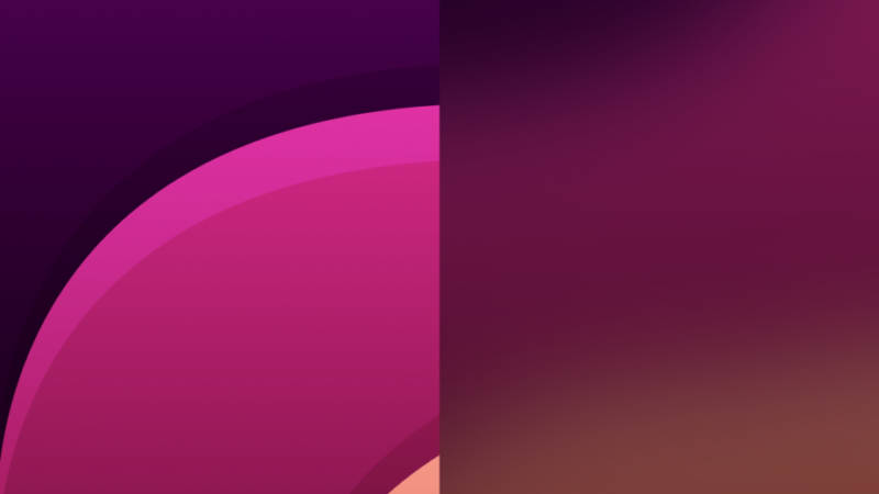 Purple Orange Gradient | Abstract iPhone Curves wallpaper 4K