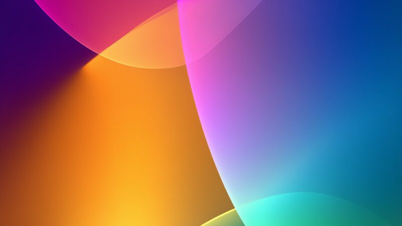 Color Gradient Shapes iPhone | Abstract Art Design wallpaper 4K