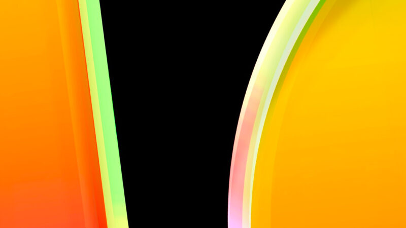 Abstract Shapes iPhone | Gradient Color Burst wallpaper 4K