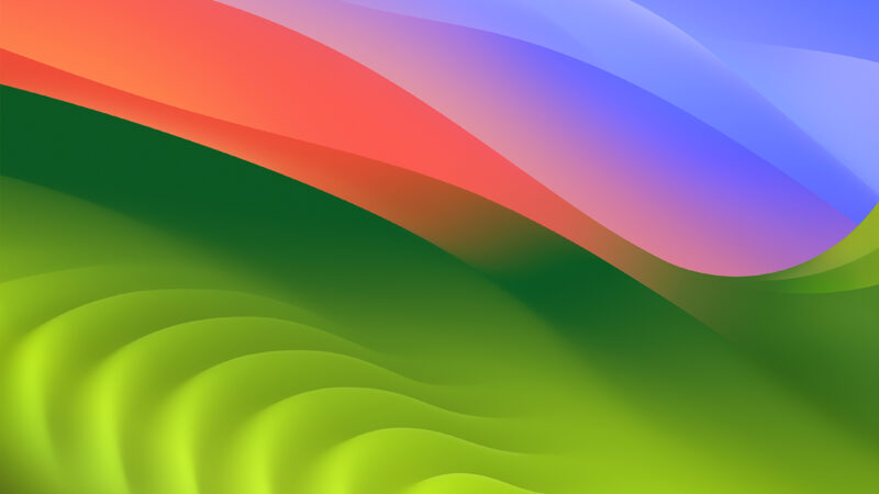 Abstract Waves iPhone | Smooth Color Gradient wallpaper 4K