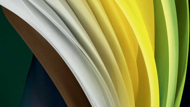 Yellow Wave Gradient | Abstract iPhone Art wallpaper 4K