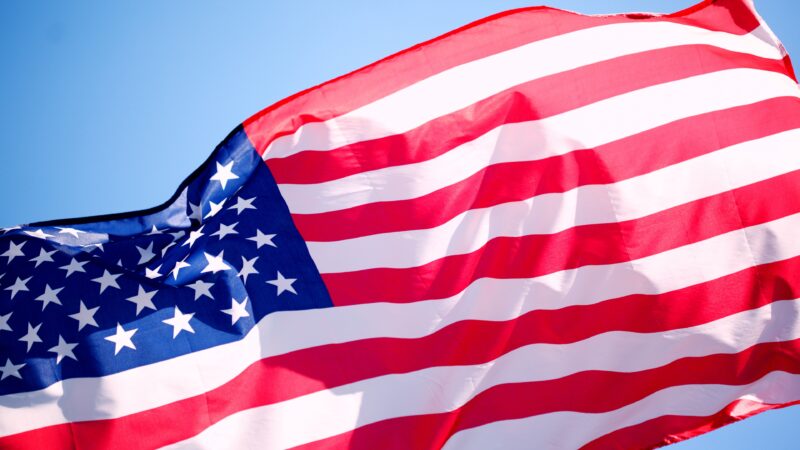 American Flag Waves | Patriotic Desktop View wallpaper 4K