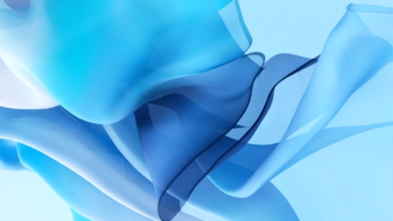 Blue Abstract Flow | iPhone Fluid Design wallpaper 4K