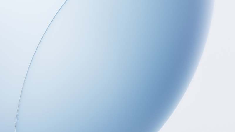 Blue Circle Gradient iPhone | Smooth Rounded Design wallpaper 4K