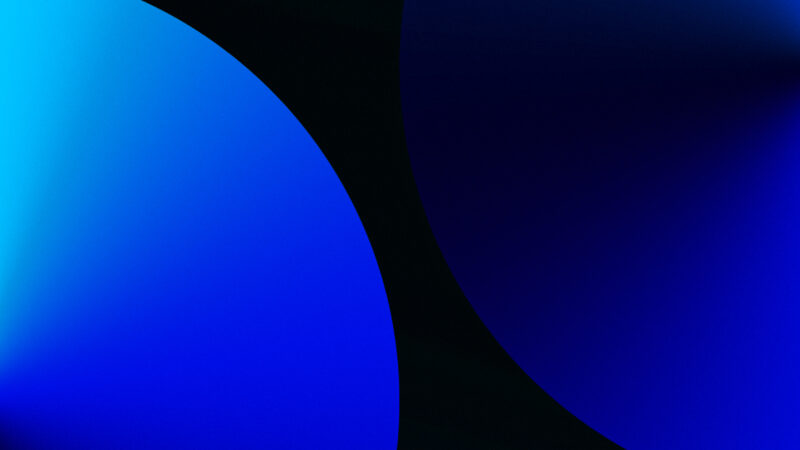 Blue Circle Pattern iPhone | Pink Abstract Accents wallpaper 4K