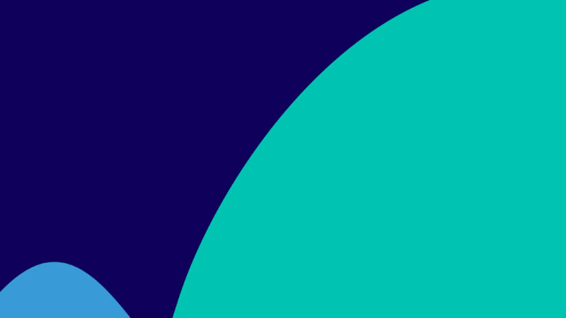 Blue Gradient Shapes iPhone | Rounded Abstract Art wallpaper 4K