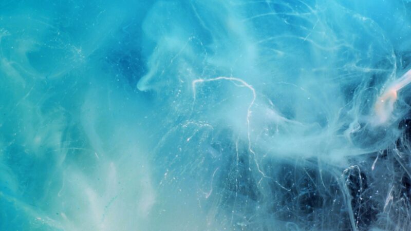 Blue Ink Swirl | Abstract iPhone Art wallpaper 4K