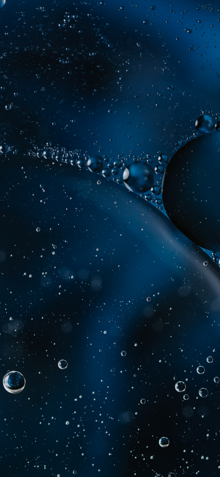 Blue Water Droplets iPhone | Abstract Liquid Art wallpaper 4K