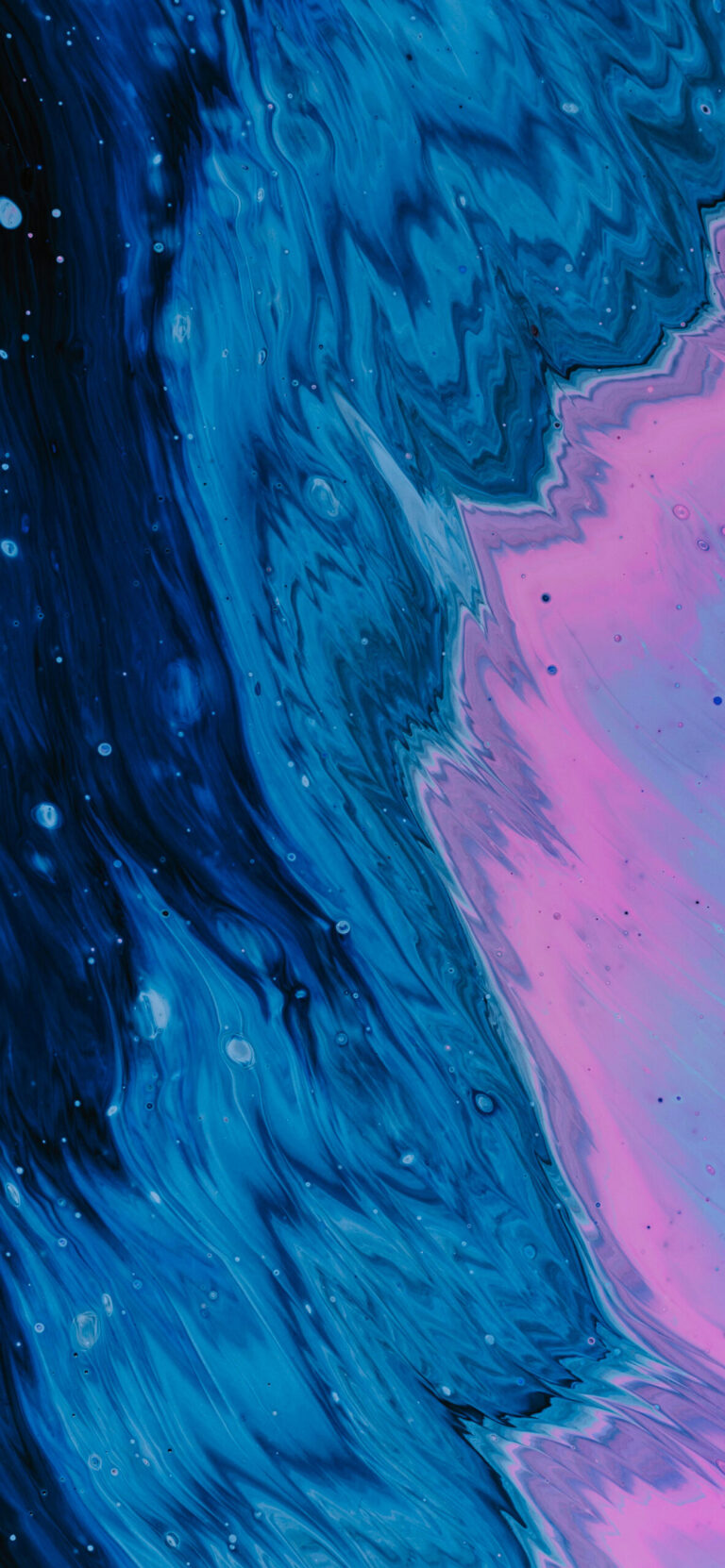 Blue Pink Marble iPhone | Swirling Paint Texture wallpaper 4K