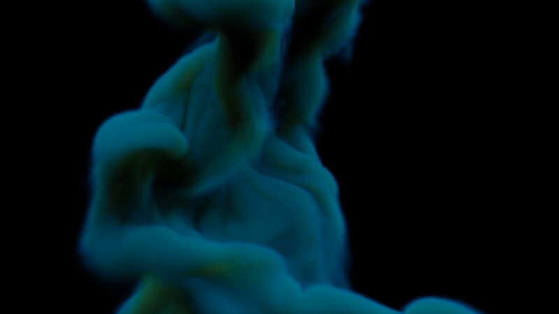 Blue Yellow Ink Swirl | iPhone Fluid Abstract wallpaper 4K