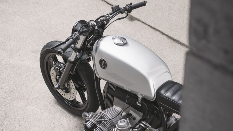 BMW Motorcycle Silver Tank | Modern Bike Design iPhone wallpaper 4K