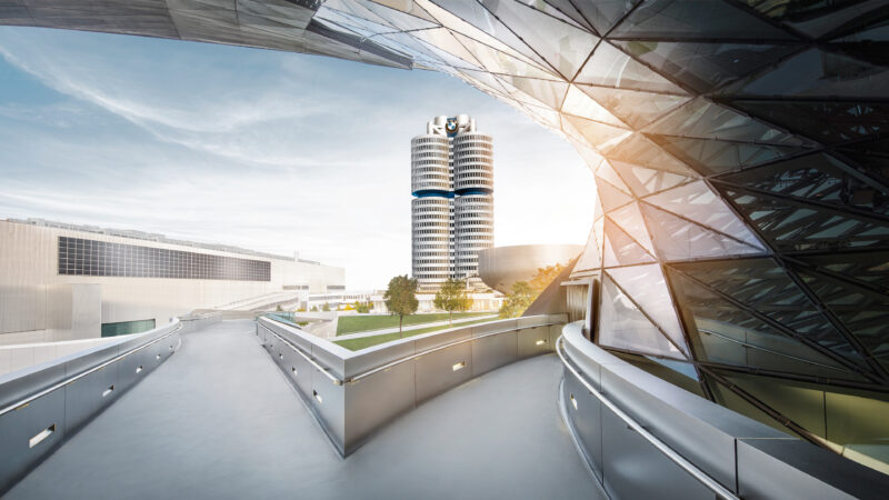 BMW Tower Architecture | Modern City Desktop wallpaper 4K